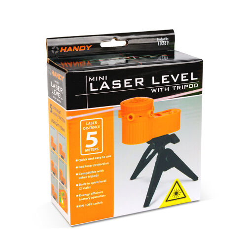 10289 • Lézeres mini szintező tripoddal - 105 x 50 x 60 mm - 3 x AG13