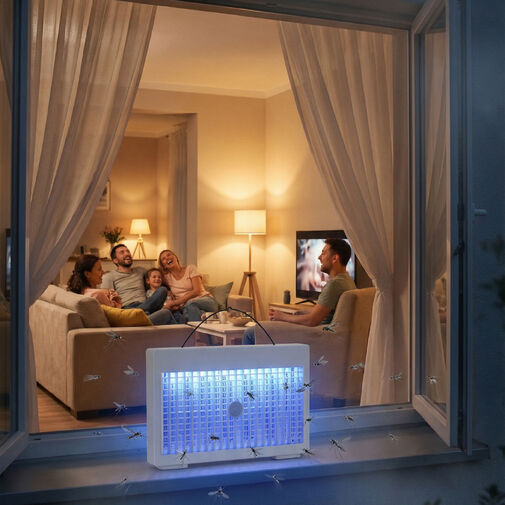 55619WH • UV Rovarcsapda - Type-C - akkumulátoros, felakasztható - fehér