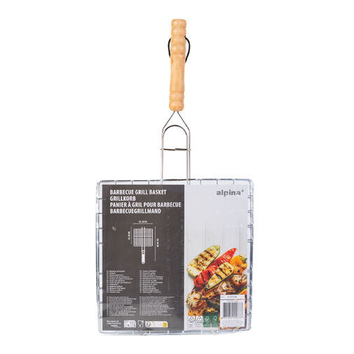56300E • Grill hússütő - fa nyéllel - 20 x 20 cm