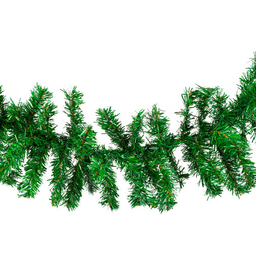 56450 • Fenyő girland - sötét zöld - 270 cm - PVC