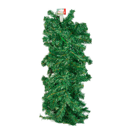 56450 • Fenyő girland - sötét zöld - 270 cm - PVC