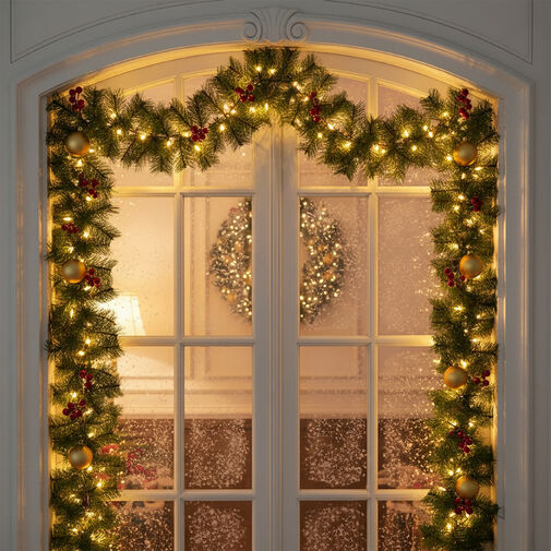 56452 • Fenyő girland - zöld - 270 cm