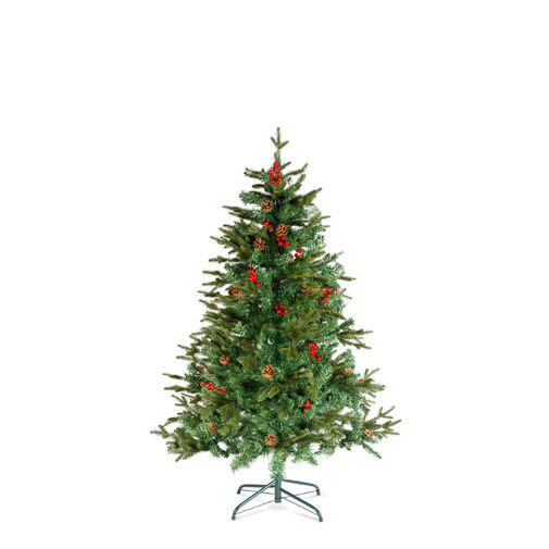 56481B • Műfenyő - 150 cm - PE / PVC - piros bogyóval