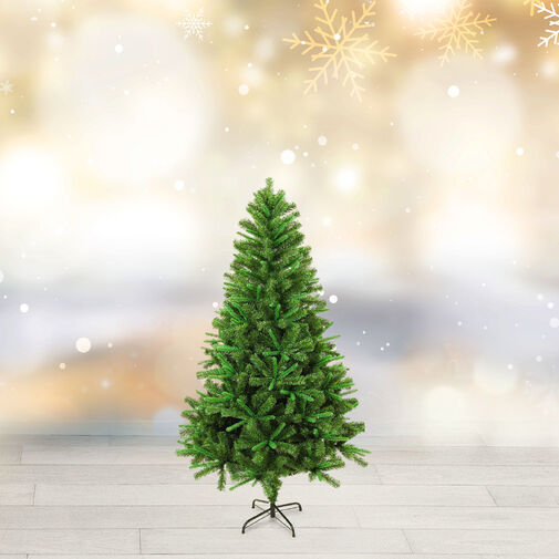 56485A • Műfenyő - 120 cm - 3D lucfenyő - kétszínű - PVC