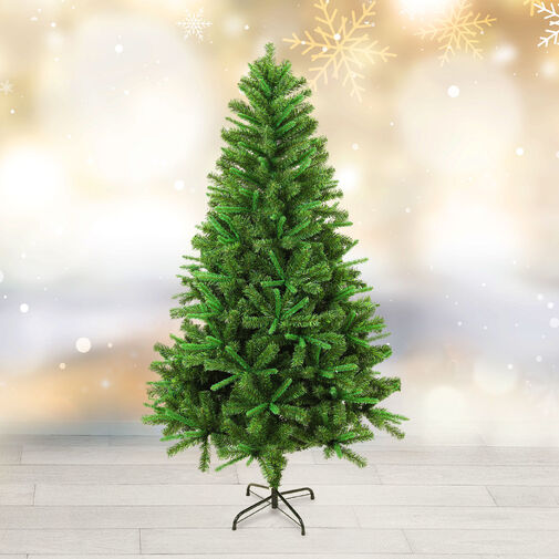 56485D • Műfenyő - 210 cm - 3D lucfenyő - kétszínű - PVC