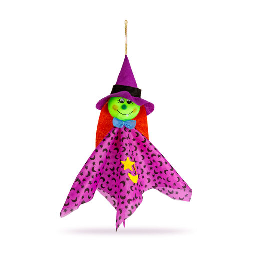 56594B • Halloween-i dekoráció - felakasztható - boszorkány - 48 x 44 cm