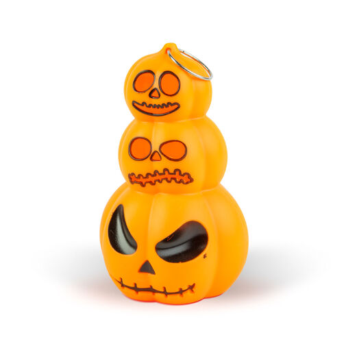 56603 • Halloween-i világító dekoráció - tök - melegfehér LED - 12 x 7,5 cm - 3 x LR1130