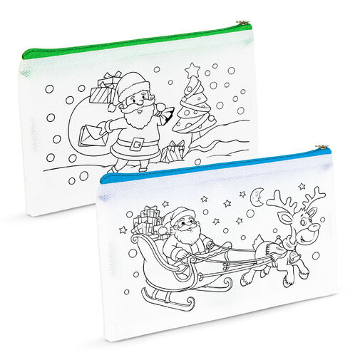 57319B • Színezhető tolltartó - 4 filccel - 21 x 12 cm - 2 féle