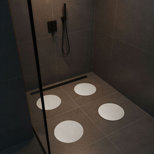 57397 • Öntapadós csúszásgátló - fehér - 19 cm - 4 db / csomag