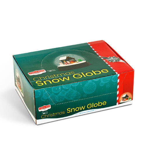 58061E • Karácsonyi hógömb - 4 féle - 12 db / display