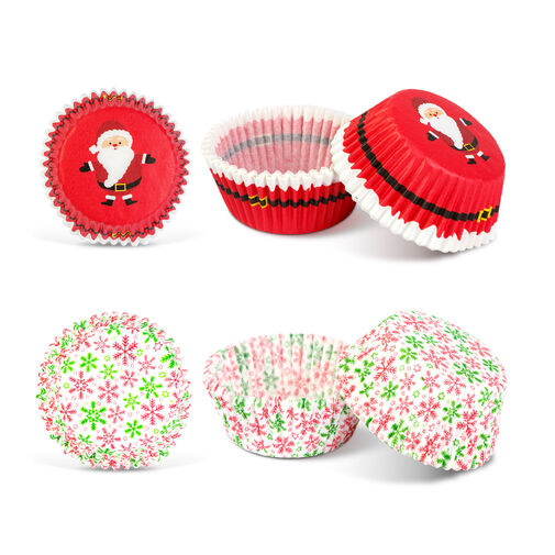 58655A • Karácsonyi muffinpapír - Mikulás - 40 db / csomag