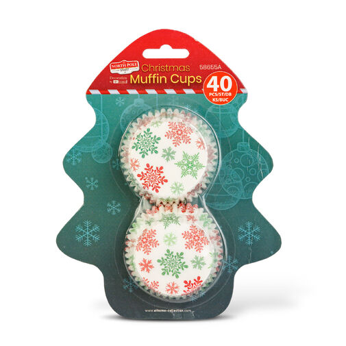 58655A • Karácsonyi muffinpapír - Mikulás - 40 db / csomag