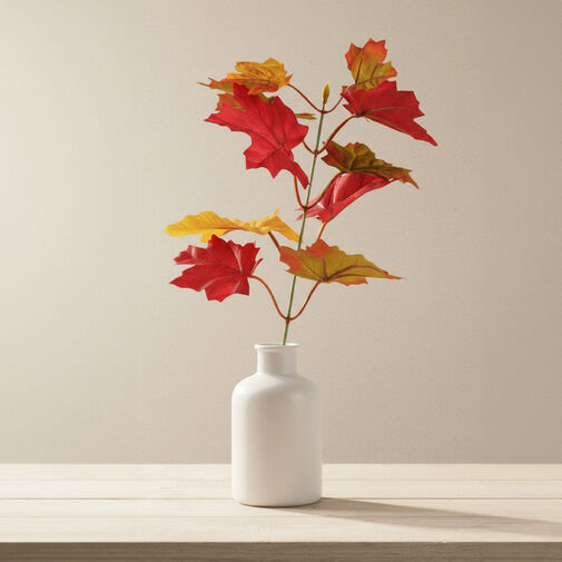 59000 • Őszi dekoráció - falevél - 30 cm - leszúrható