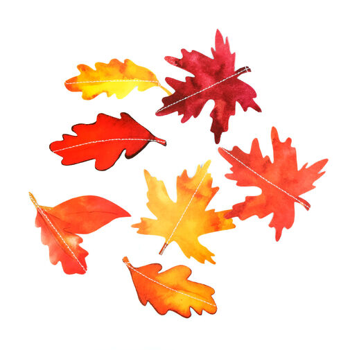 59009 • Őszi dekoráció - hulló falevelek - felakasztható - 2,1 m - 4 db / csomag