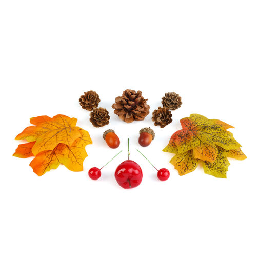 59021 • Őszi dekoráció - falevél, toboz, tök szett - 4 féle