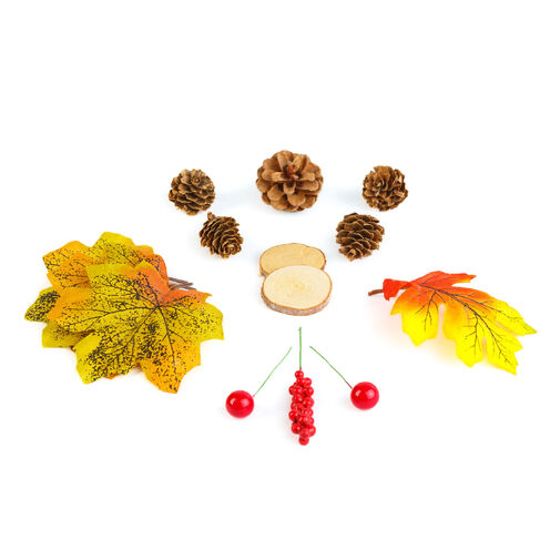 59021 • Őszi dekoráció - falevél, toboz, tök szett - 4 féle