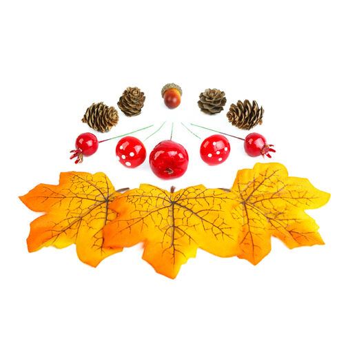 59021 • Őszi dekoráció - falevél, toboz, tök szett - 4 féle