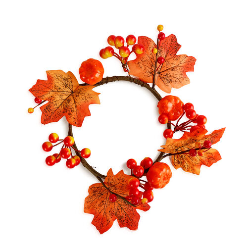 59028 • Őszi dekoráció - juharlevél koszorú - 22 cm