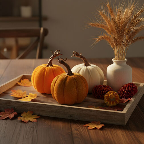 59030 • Őszi dekoráció - tök - 3 féle - 11 x 13 cm