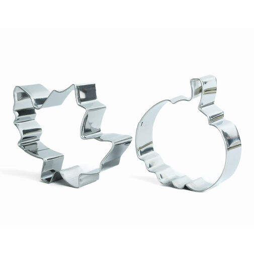 59037 • Sütikiszúró szett - levél és tök - fém - 8 cm - 2 db / szett