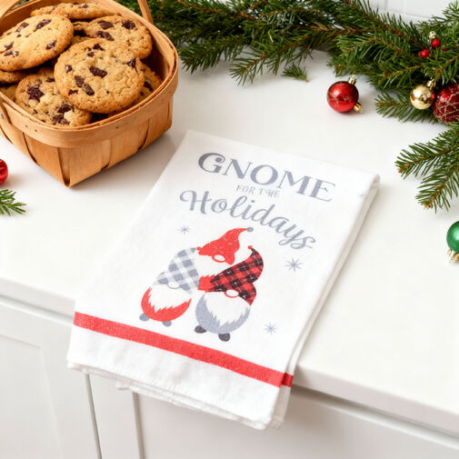 59709 • Karácsonyi kendő és edényfogó szett - manós