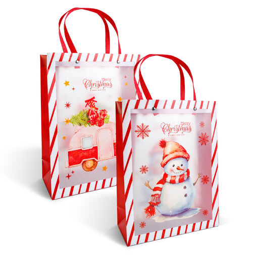 59726 • Karácsonyi ajándéktáska - 32 x 25 x 11 cm - 2 féle