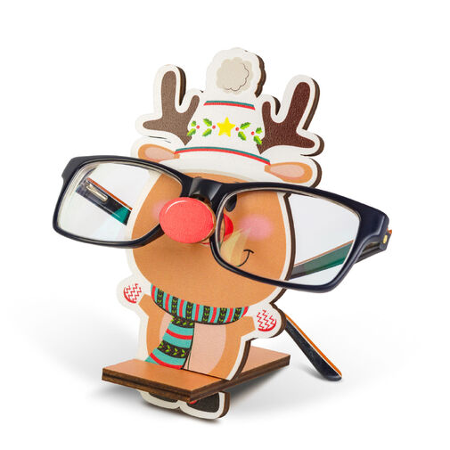 59738 • Karácsonyi dekoráció - asztali szemüvegtartó - 14 x 10 cm - 4 féle