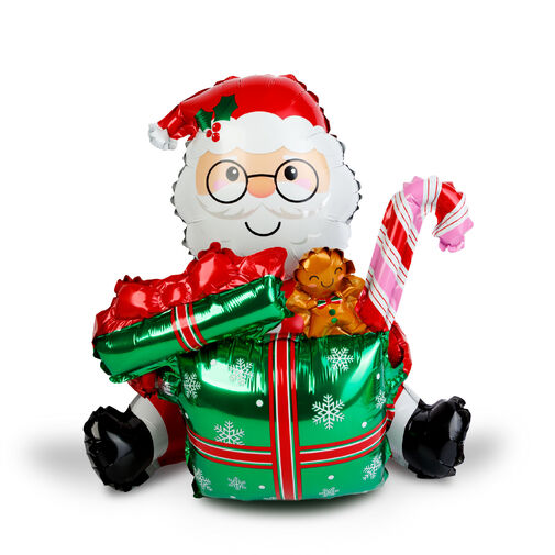 59743A • Karácsonyi lufi - Mikulás - 60 x 65 cm