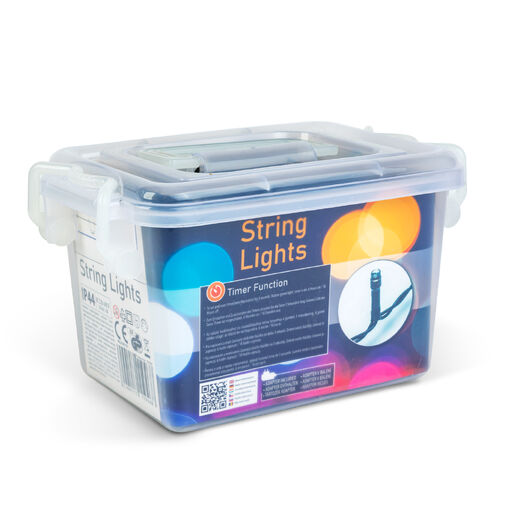 59769 • Fényfüzér - 30 m - színes - 600 LED - 220-240V - 6W - zöld kábel