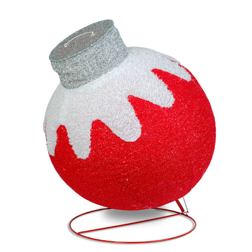 59772C • Világító dekoráció - gömbdísz - 60 LED - 60 x 83 cm - piros - 100-200V AC