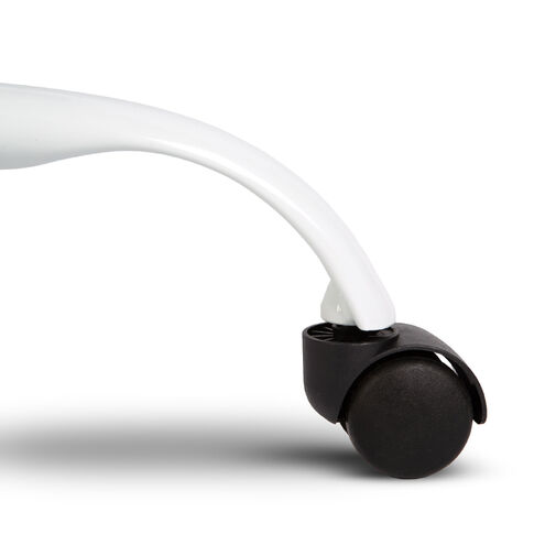 BMD1119A • Irodai forgószék - fix karfával - fehér - 70 x 51 / 52 x 50 cm