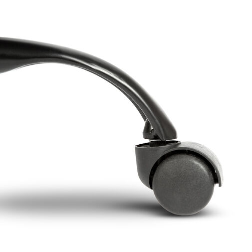 BMD1119B • Irodai forgószék - fix karfával - fekete - 70 x 51 / 52 x 50 cm