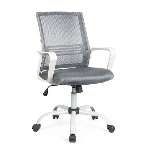 BMD1119C • Irodai forgószék - fix karfával - szürke - 70 x 51 / 52 x 50 cm