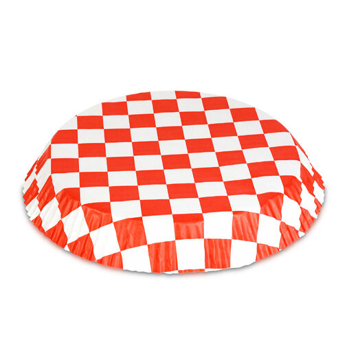 BW1032B • Air fryer sütőpapír - olaj nélküli sütőhöz - kockás, kör - 23 cm - 50 db / csomag