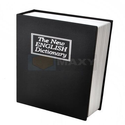 DA00338 • Széf - könyv megjelenés - 24 x 15,5 x 5,5 cm - fekete