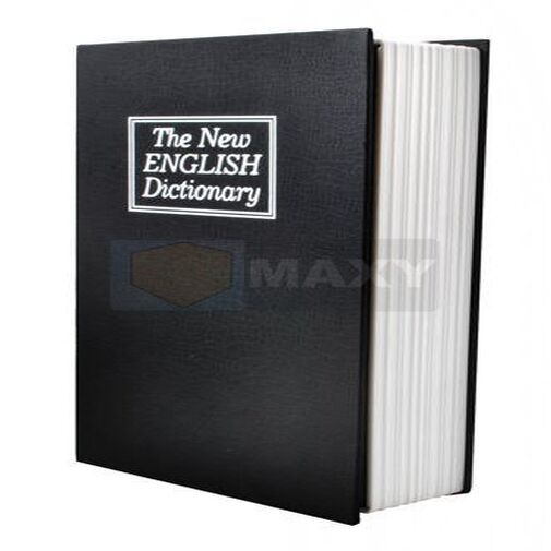 DA00338 • Széf - könyv megjelenés - 24 x 15,5 x 5,5 cm - fekete