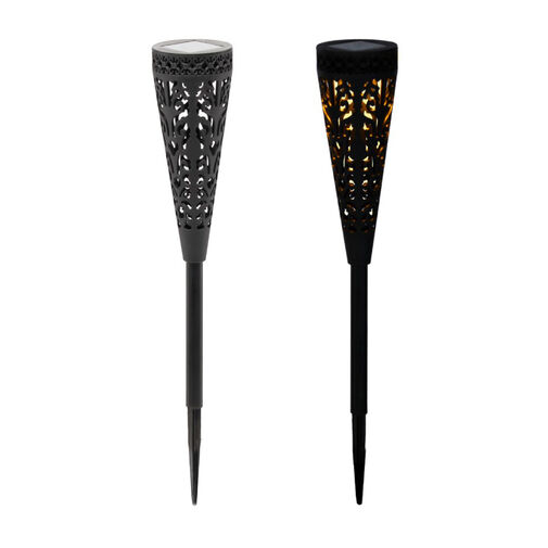 DA01191 • Szolár lámpa - 7 x 7 x 40 cm - melegfehér - fekete