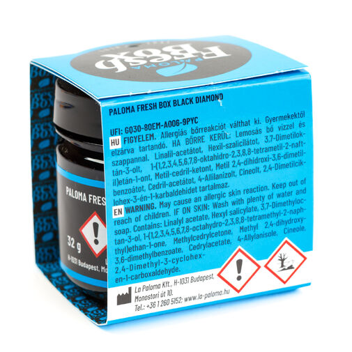 P03458 • Illatosító - Paloma Fresh box - Black diamond - 32 g
